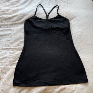 Black Strappy Tank Top
